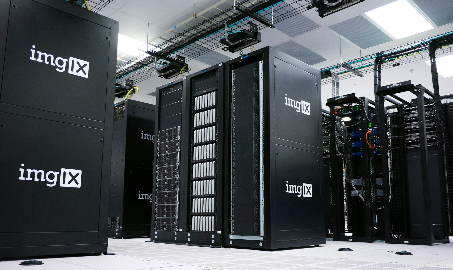 Modern data centre facility with server infrastructure and high-performance connectivity systems, representing data centre real estate solutions